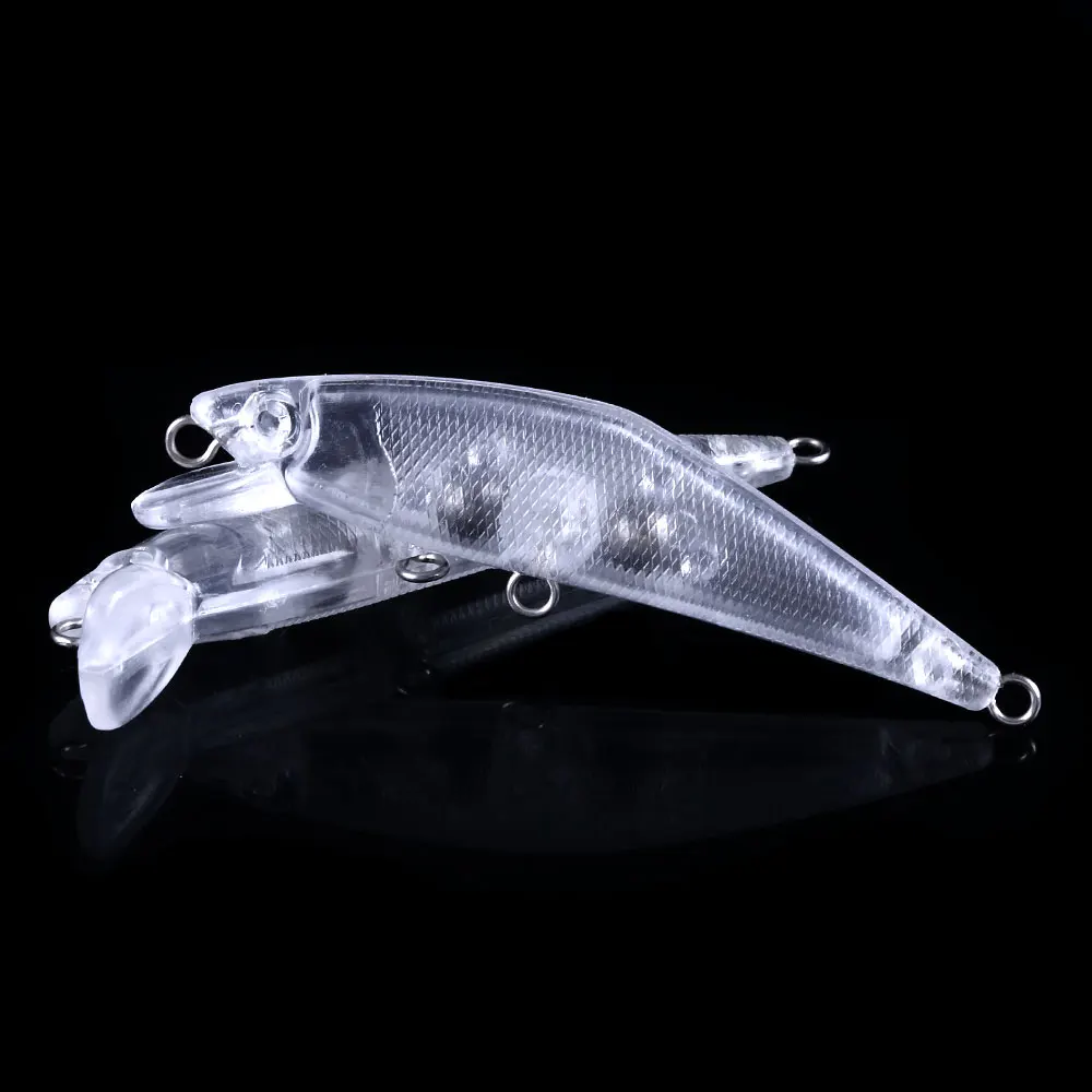 Señuelos Minnow sin pintar – Cuerpo duro transparente para aerógrafo - imagen 4