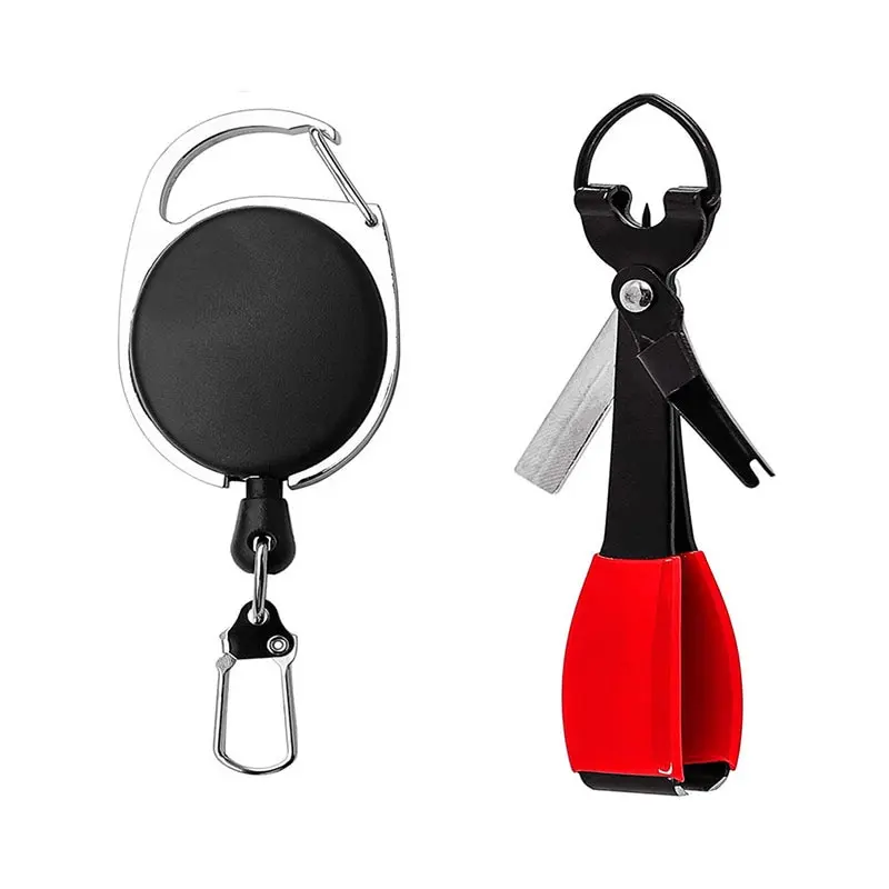 Herramienta de atado de nudos rápidos de pesca, cortador de línea rápido, tijeras portátiles de acero inoxidable, aparejos de pesca