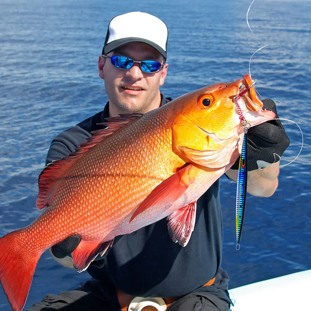 Señuelo Jig Goture 80-150g – Cuchara luminosa para lubina y trucha - imagen 5