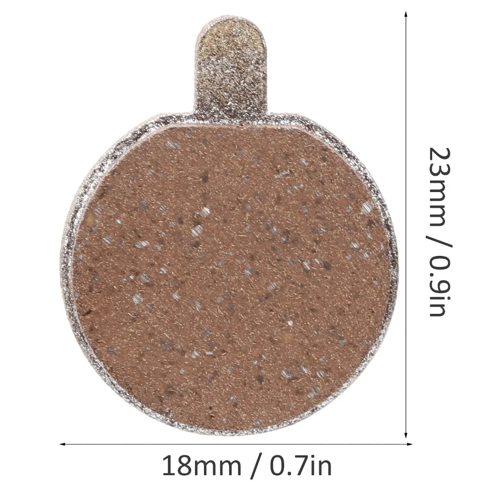 4 pares de frenos de disco para patinete eléctrico totalmente metálicos a base de cobre, pastilla de freno Universal ligera y fácil de instalar, color dorado - imagen 4