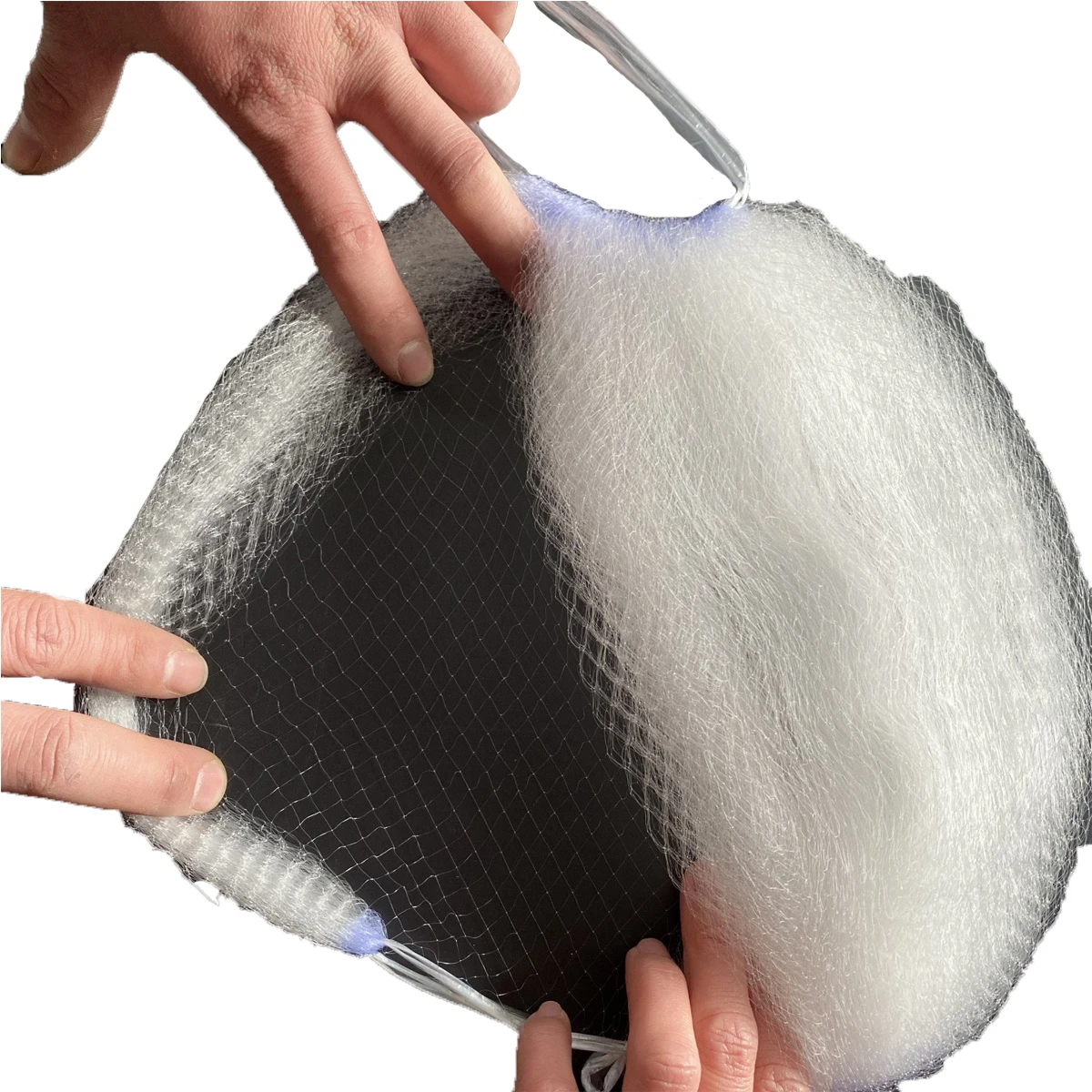 POUI COME DREAM-red de pesca de nailon, enmalle de 0,08mm, suave y fino, productos semiacabados, monofilamento, tamaño de malla de 13,5mm, H0.7m-10m - imagen 2