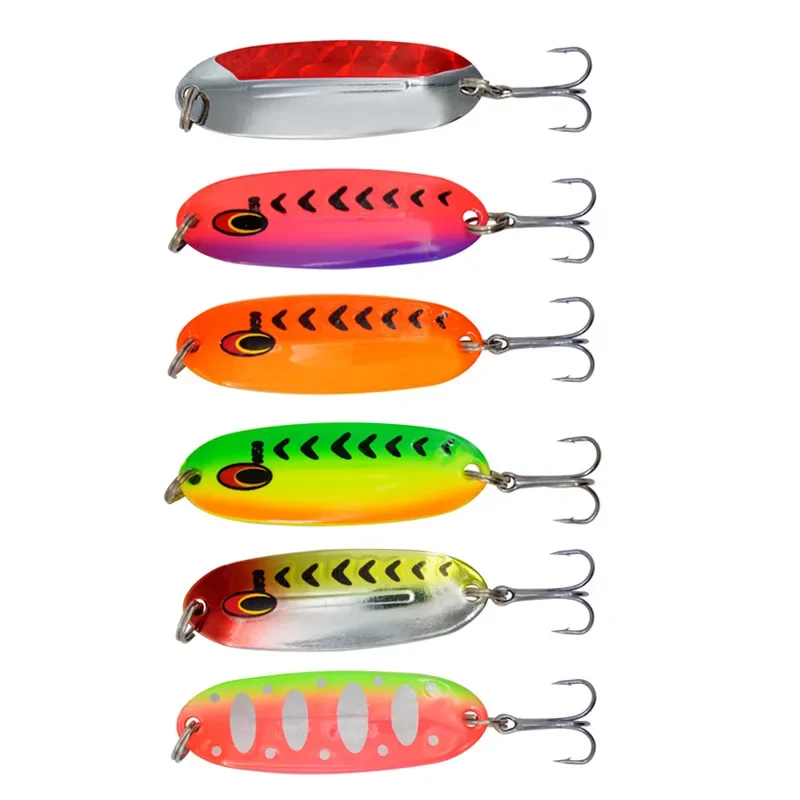 Cuchara Spinner Metálica Mukun Fish – Señuelo con anzuelo triple - imagen 3