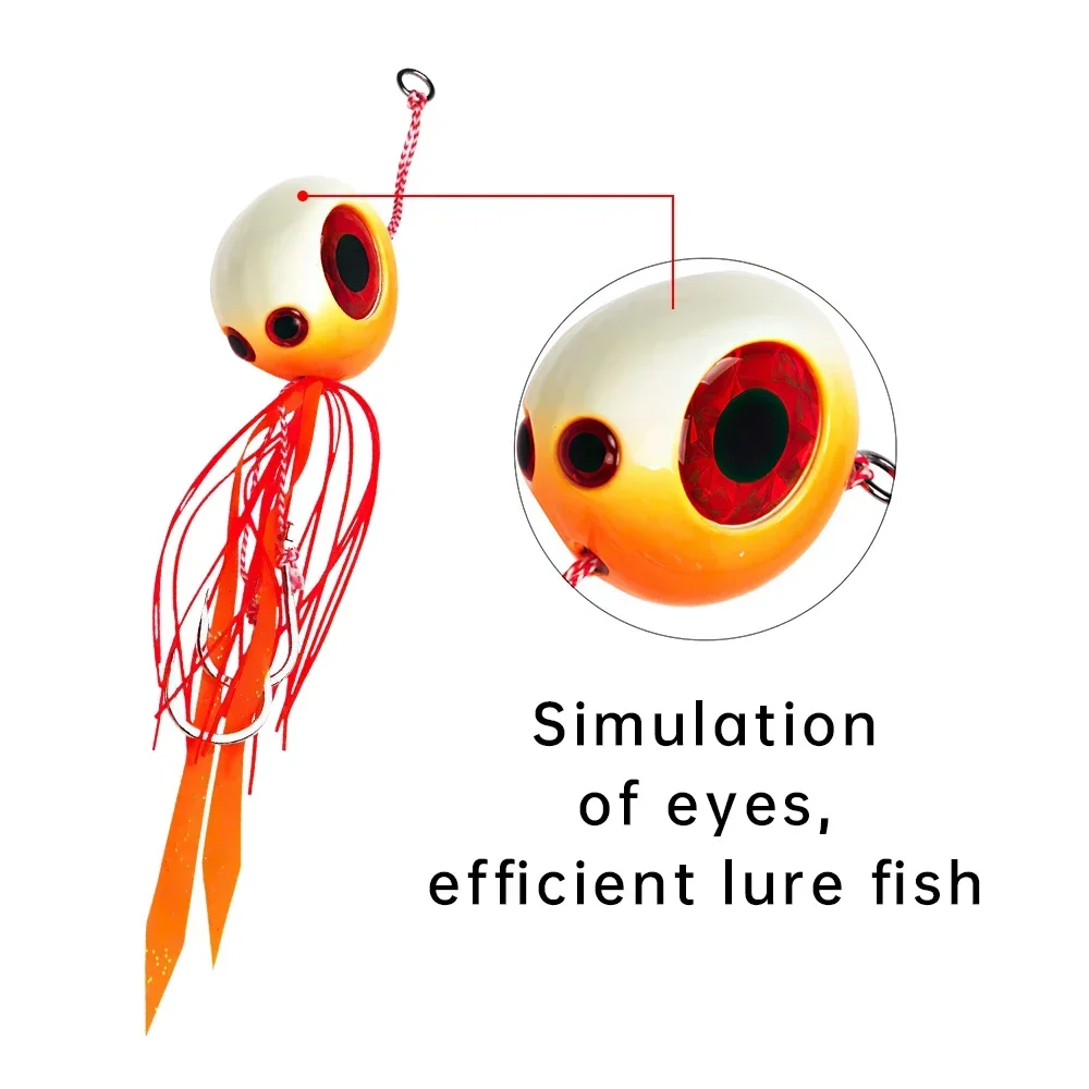 Placa de hierro de cebo falso, perca de besugo rojo, cebo de pesca de barco de aguas profundas - imagen 2