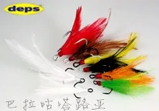 DEPS-gancho de pluma de tres ganchos, cebo duro - imagen 2