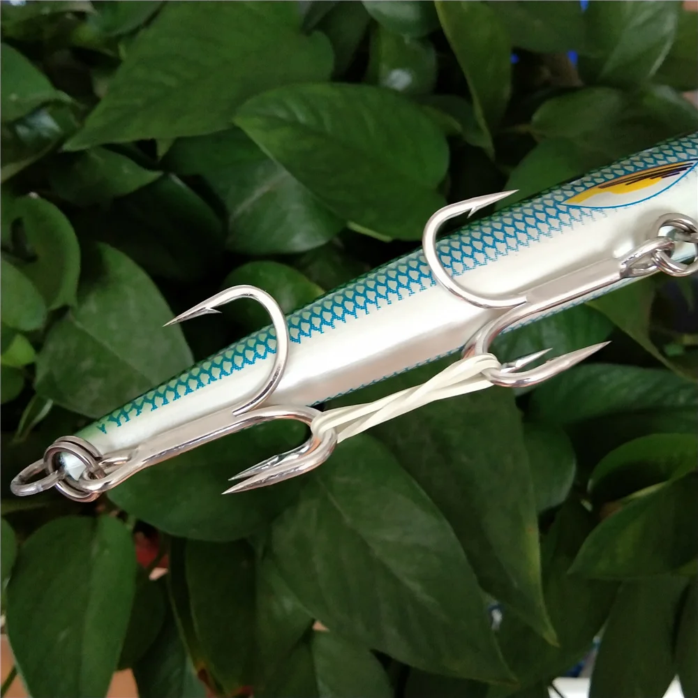 Noeby-Señuelos de Pesca de 3 piezas, 185mm, 60g, cebo duro Artificial para buceo profundo, pesca de curricán en barco, lubina, Lucio - imagen 5