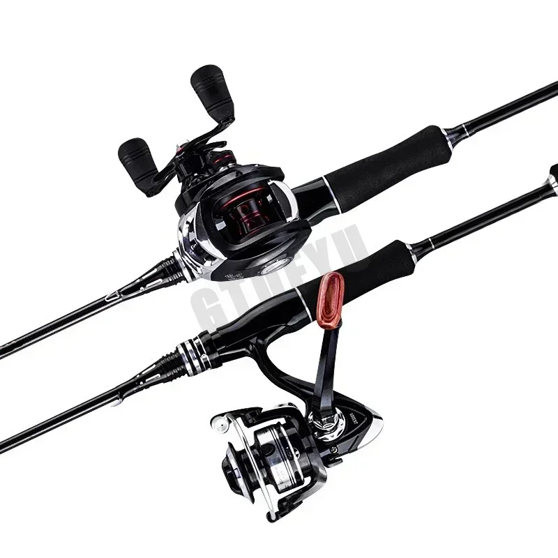 Caña de pescar para viajero, señuelo giratorio de fundición, 5-30g, caña de pescar en roca, 1,65/1,8 m, caña de pescar Baitcasting de alta calidad - imagen 3