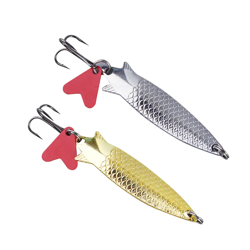 Jig Metálico Cuchara con Figura Escamosa – Señuelo artificial largo alcance - imagen 2