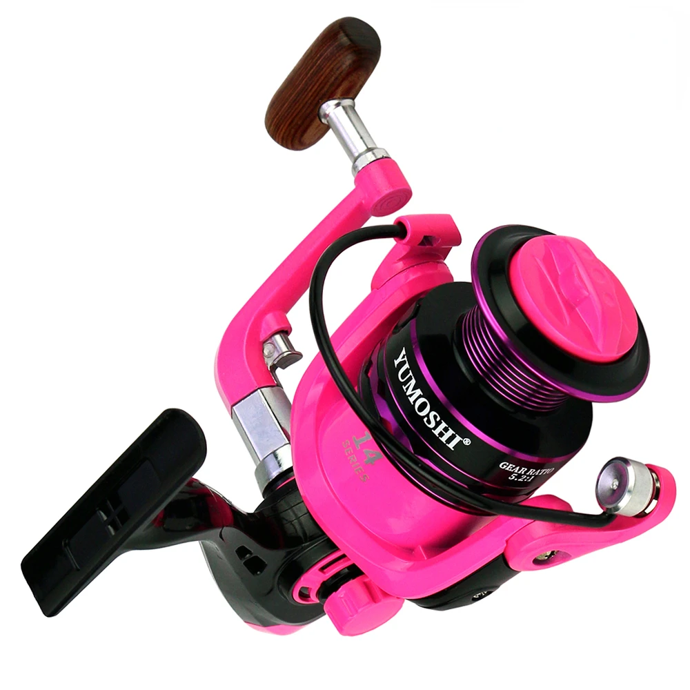 Carrete de Metal de alta calidad, accesorio intercambiable para mano izquierda y derecha, relación de engranaje 5,2: 1, giratorio, agua salada, Serie 2000-7000 - imagen 4