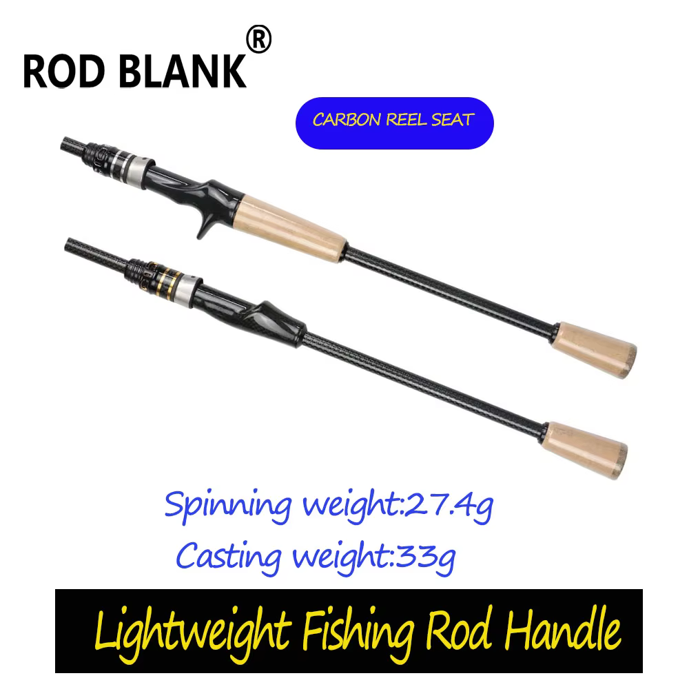 Kit blanks pesca - Mango giratorio y asiento carrete fibra carbono