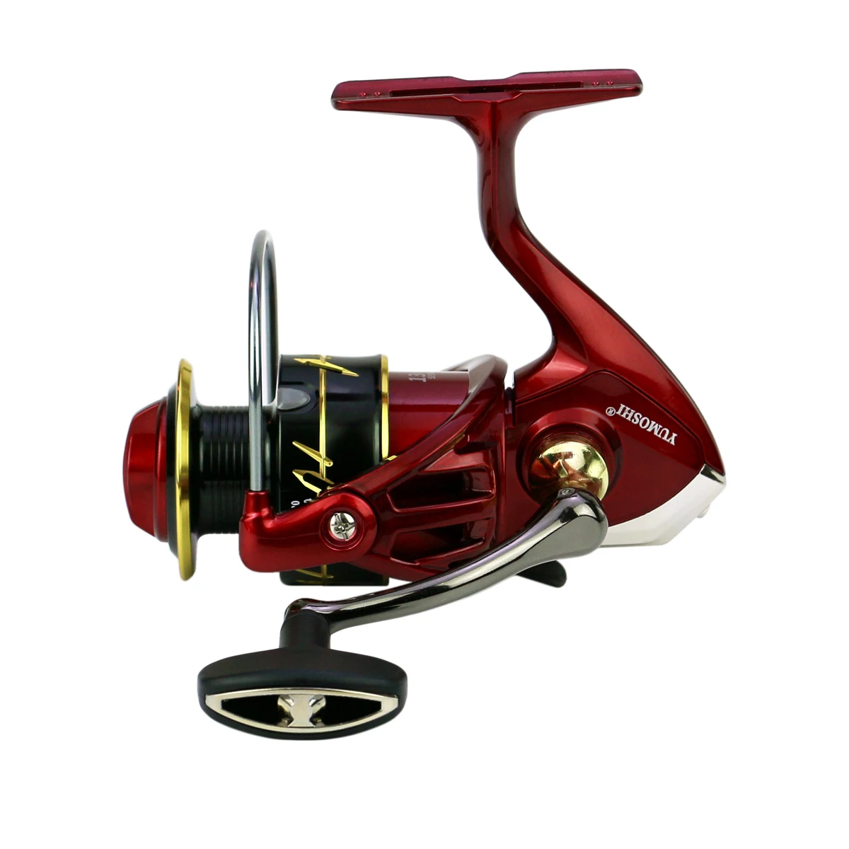 Carrete giratorio de arrastre máximo para mano izquierda/derecha, herramientas de pesca de agua dulce y salada, cuerpo de Metal duradero, Serie 2000-10000, 22KG - imagen 4