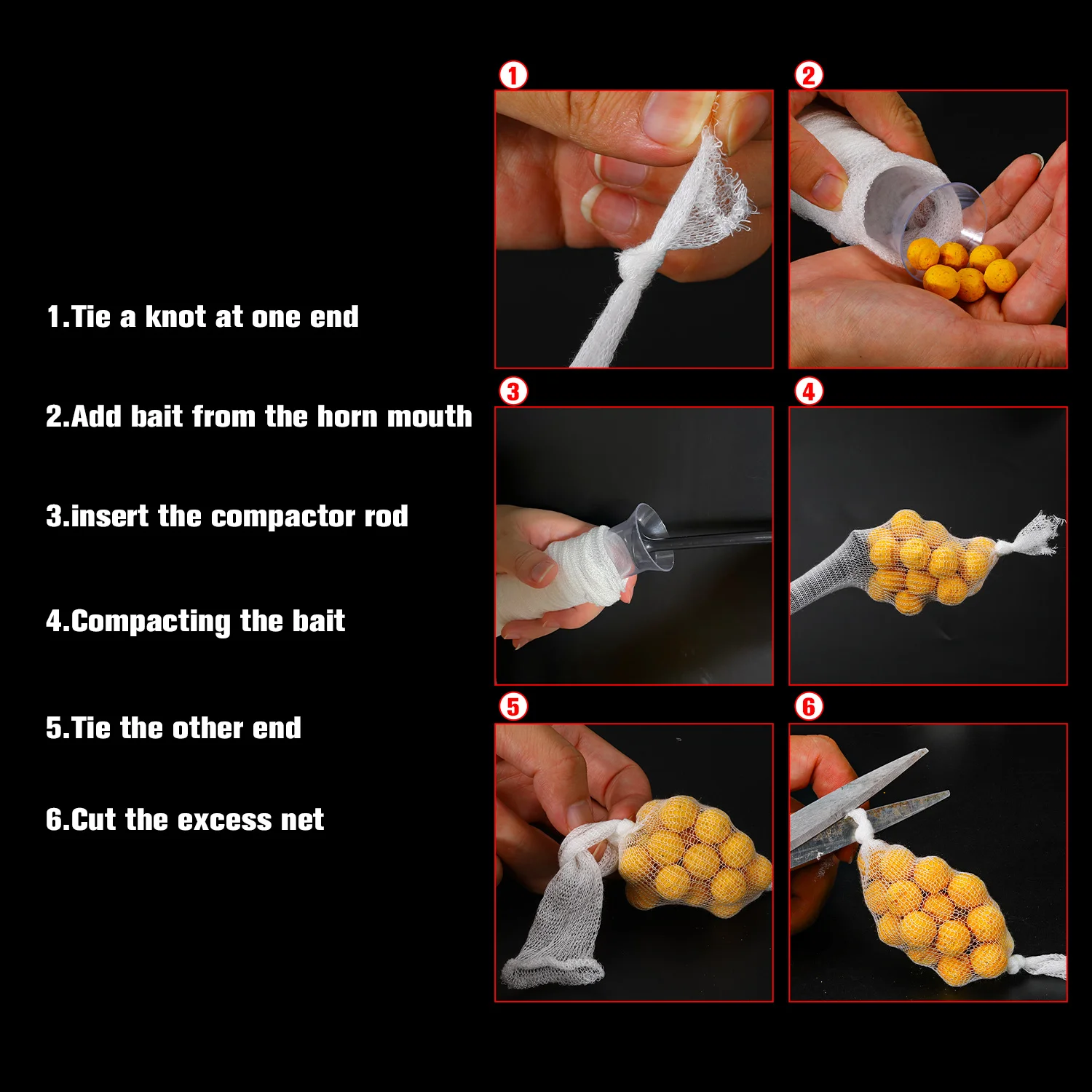 Malla PVA soluble Sougayilang – Disolución rápida para pesca de carpa - imagen 3