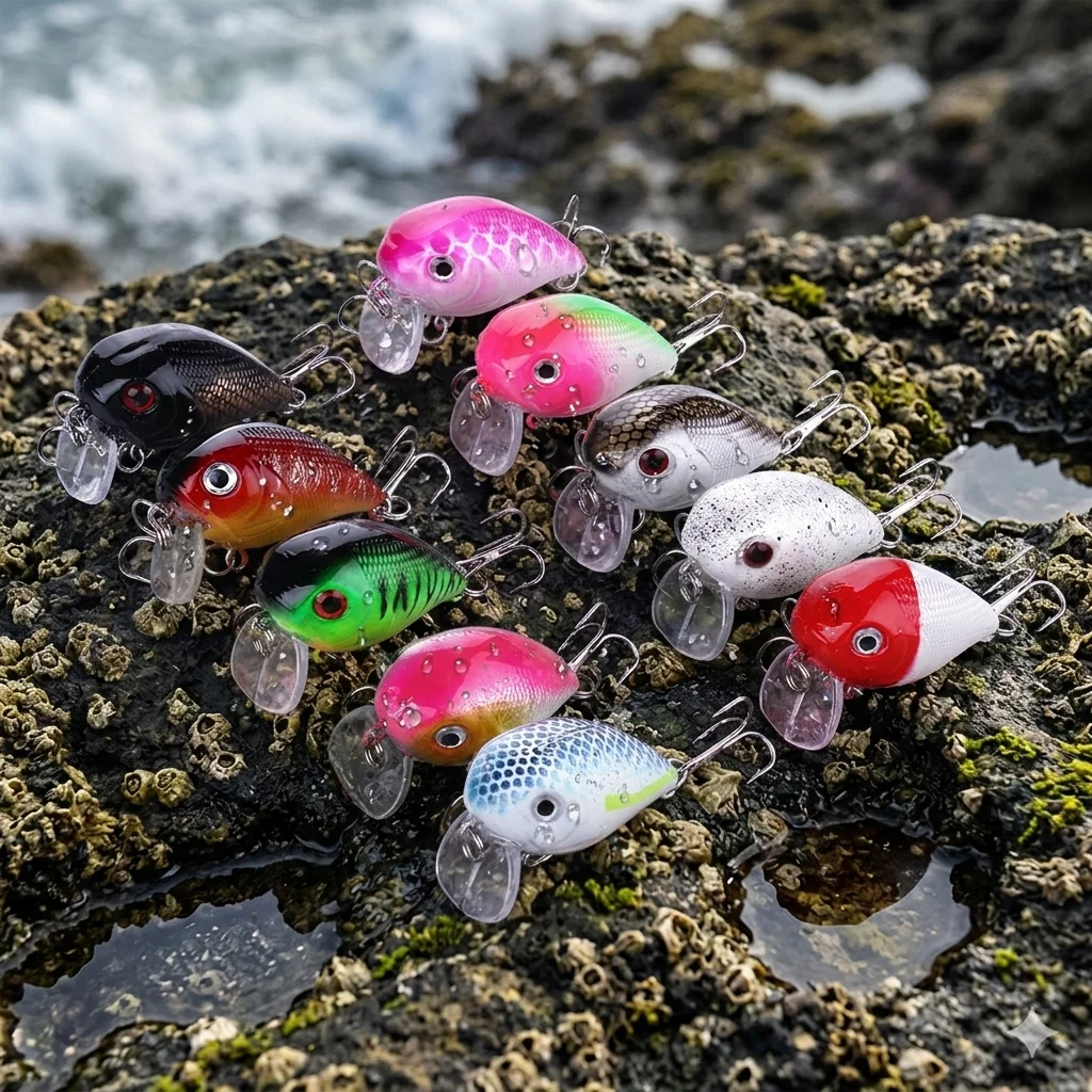 Mini Crankbait 4.5cm 7g señuelo para lubina y trucha - imagen 4