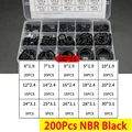 200Pcs NBR Black
