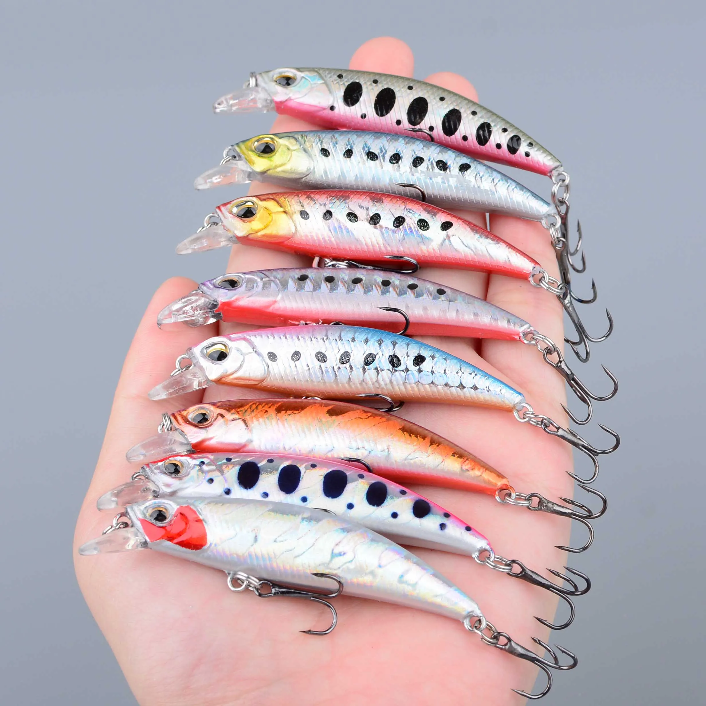 Señuelo minnow mini wobbler hundible para aguas profundas - imagen 3