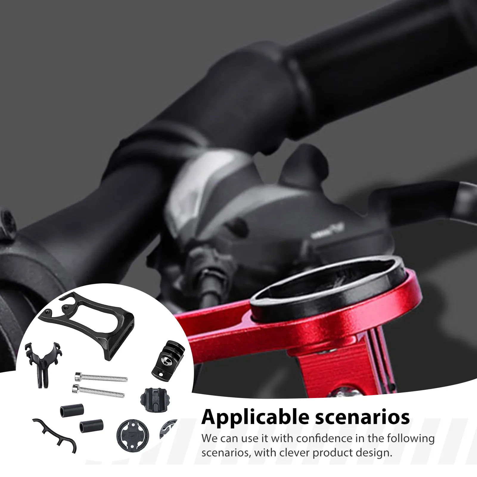 Estante Universal para ordenador de montaña, soporte de extensión de luz para bicicleta, herramienta Universal de modificación para bicicleta, accesorios para ciclismo al aire libre - imagen 3