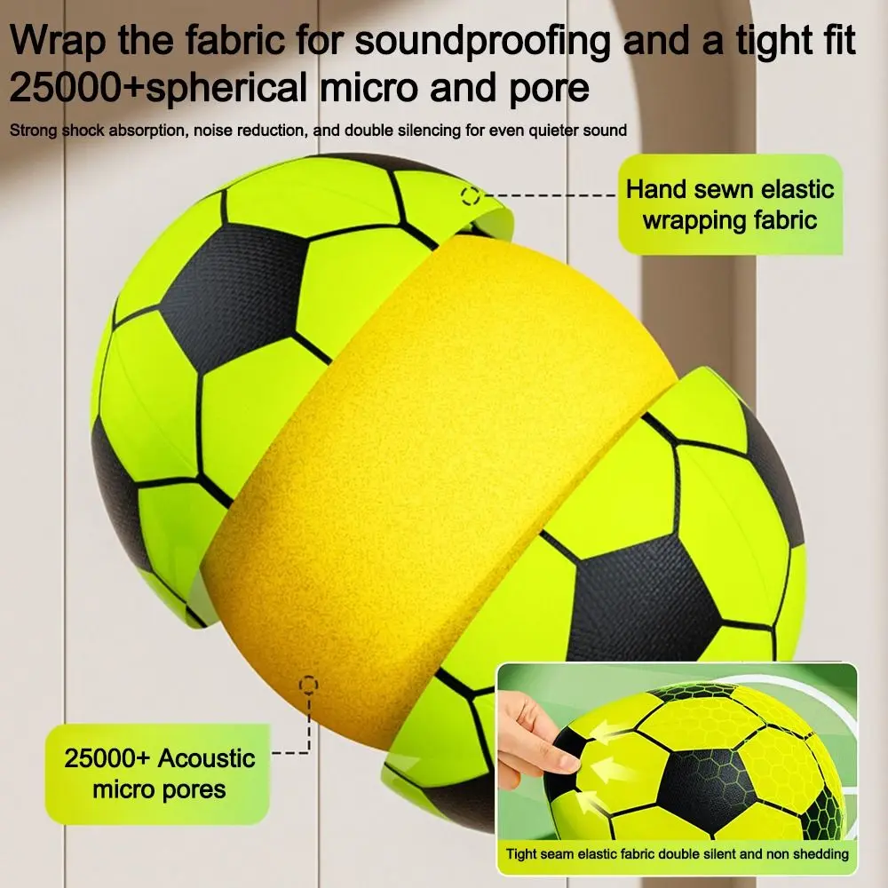 Balón de espuma con sonido amortiguado, fácil de apretar para interior - imagen 4