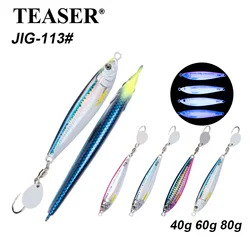 Teaser J113 Micro Metal Jig Glow Casting Mar 40-80g