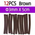 12pcs Brown 3mm
