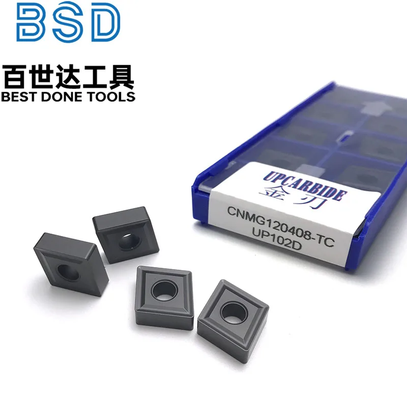 CNMG 120408   Herramientas de torneado externo Inserto de carburo CNMG 120404   Inserto de torneado CNC de carburo de tungsteno para acero inoxidable - imagen 2