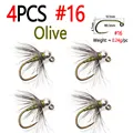 4pcs Olive Size 16