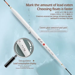 Boya vertical Nano flotador llamativo para pesca