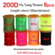 8pcs 200D thread