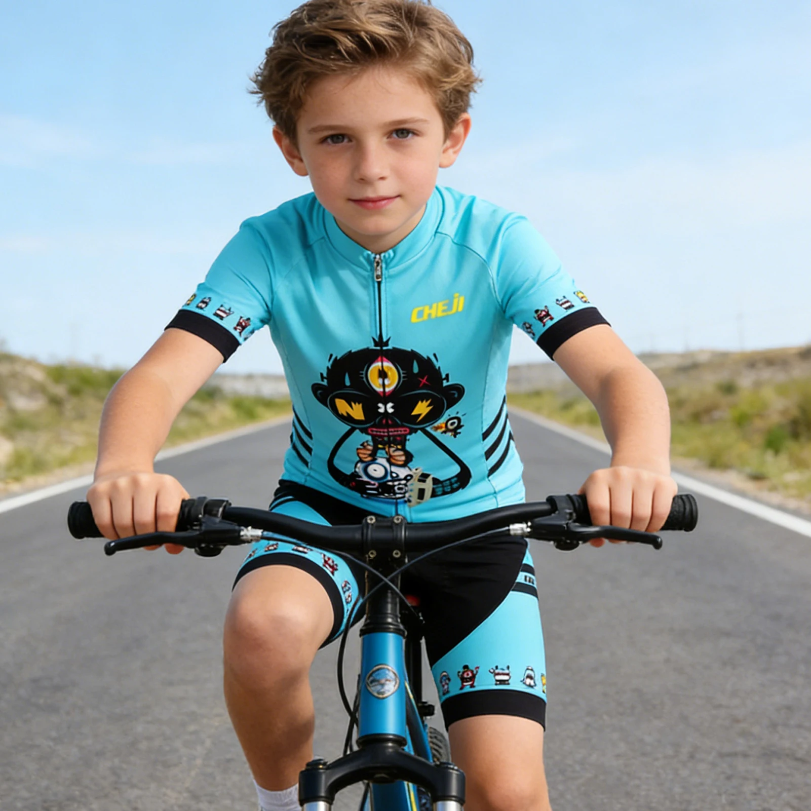 Badana de ciclismo infantil secado rápido transpirable equipación - imagen 2