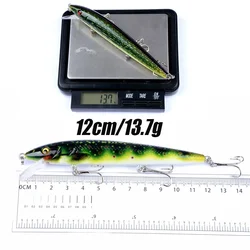 Wobbler flotante para Lucio – 12cm 13.5g Swimbait natural