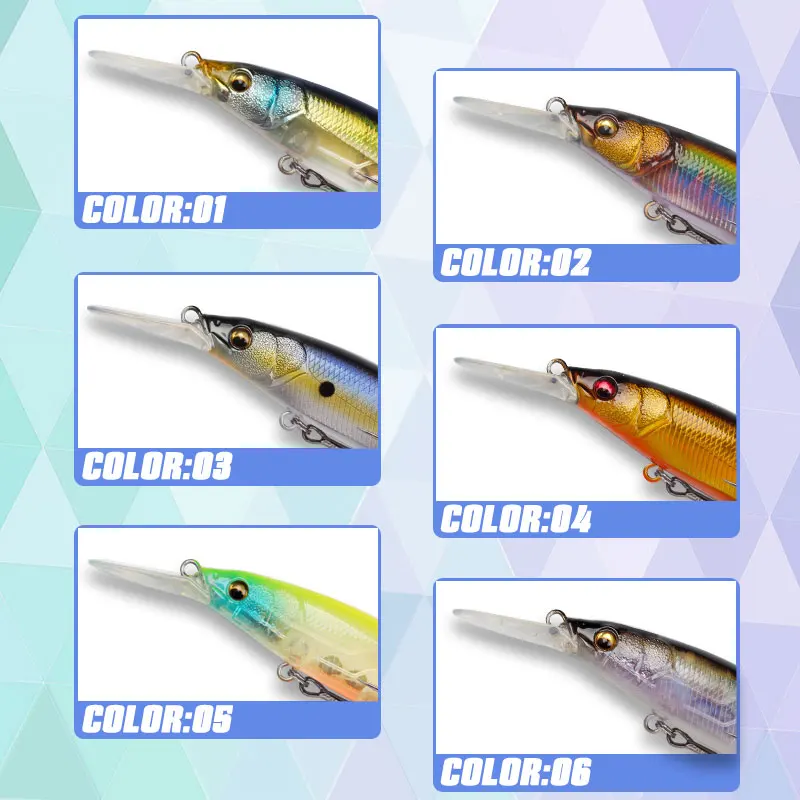 Magic Works Señuelos Flotantes Lubina Negra – Wobbler Jerkbait - imagen 5
