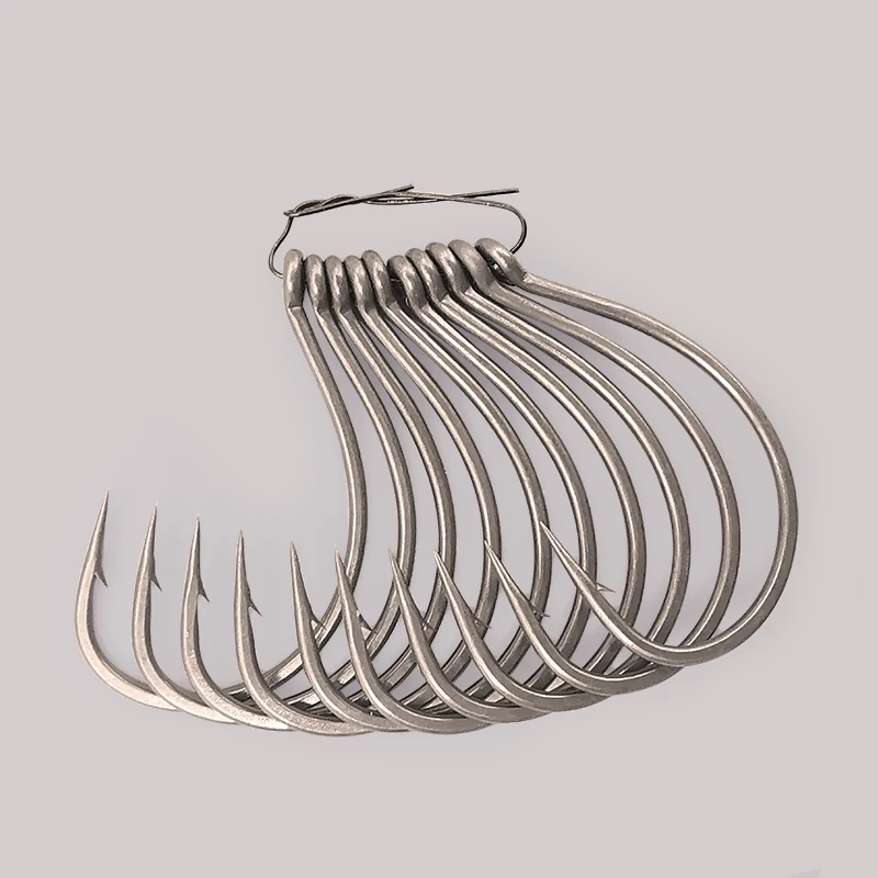 LUREHOLIC-anzuelo loco súper deslizante de PTFE para tiro directo, anzuelos locos compensados de acero inoxidable, manivela, anzuelo de gusano, accesorios de pesca - imagen 5