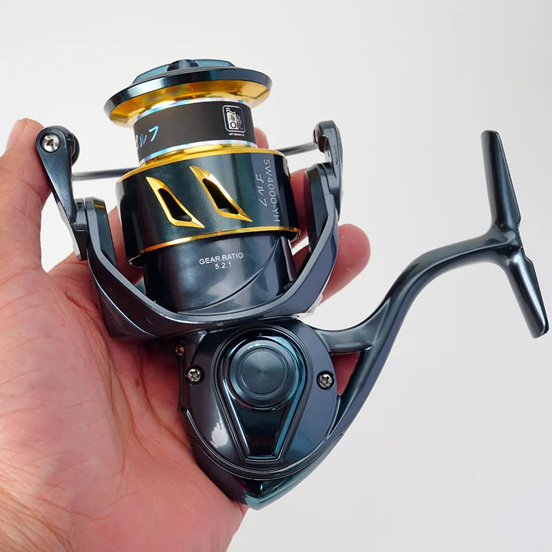 Leaddeers Full Metal Saltist 3000-4000-5000-60000 carrete giratorio de Jigging carrete giratorio 10BB carrete de aleación 18kg potencia de arrastre - imagen 3