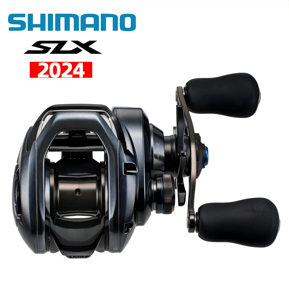 24 SHIMANO SLX carrete de pesca Baitcast 4 + 1BB Drag5.5KG carrete de fundición rueda de agua de mar 70/71 70HG/71HG 70XG/71XG