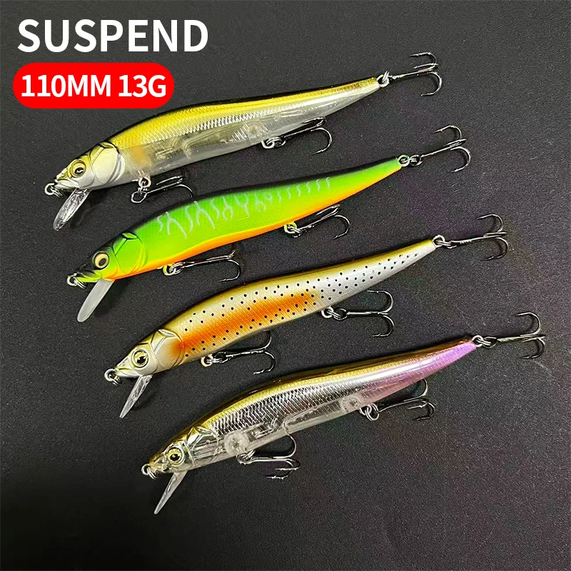 Jerkbait Minnow SP – Señuelo duro realista con ojos 3D para lubina - imagen 4