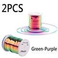 2PCS 2mm Greenpurple