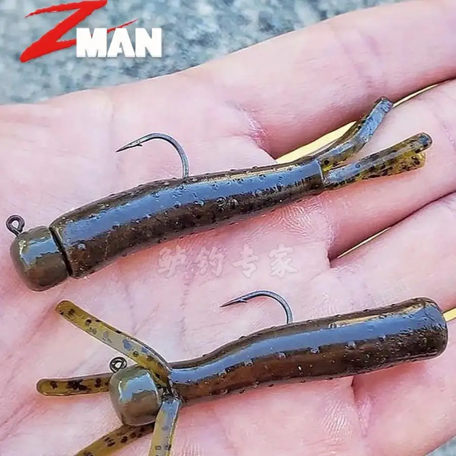 ZMAN USA TRD TICKLERZ Ned Polypod perca flotante Luya cebo suave artefacto de pozo negro - imagen 2