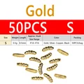 50PCS size S Gold