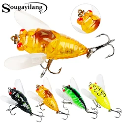 Sougayilang Señuelo Wobbler Ojos Realistas – Anzuelos Triples