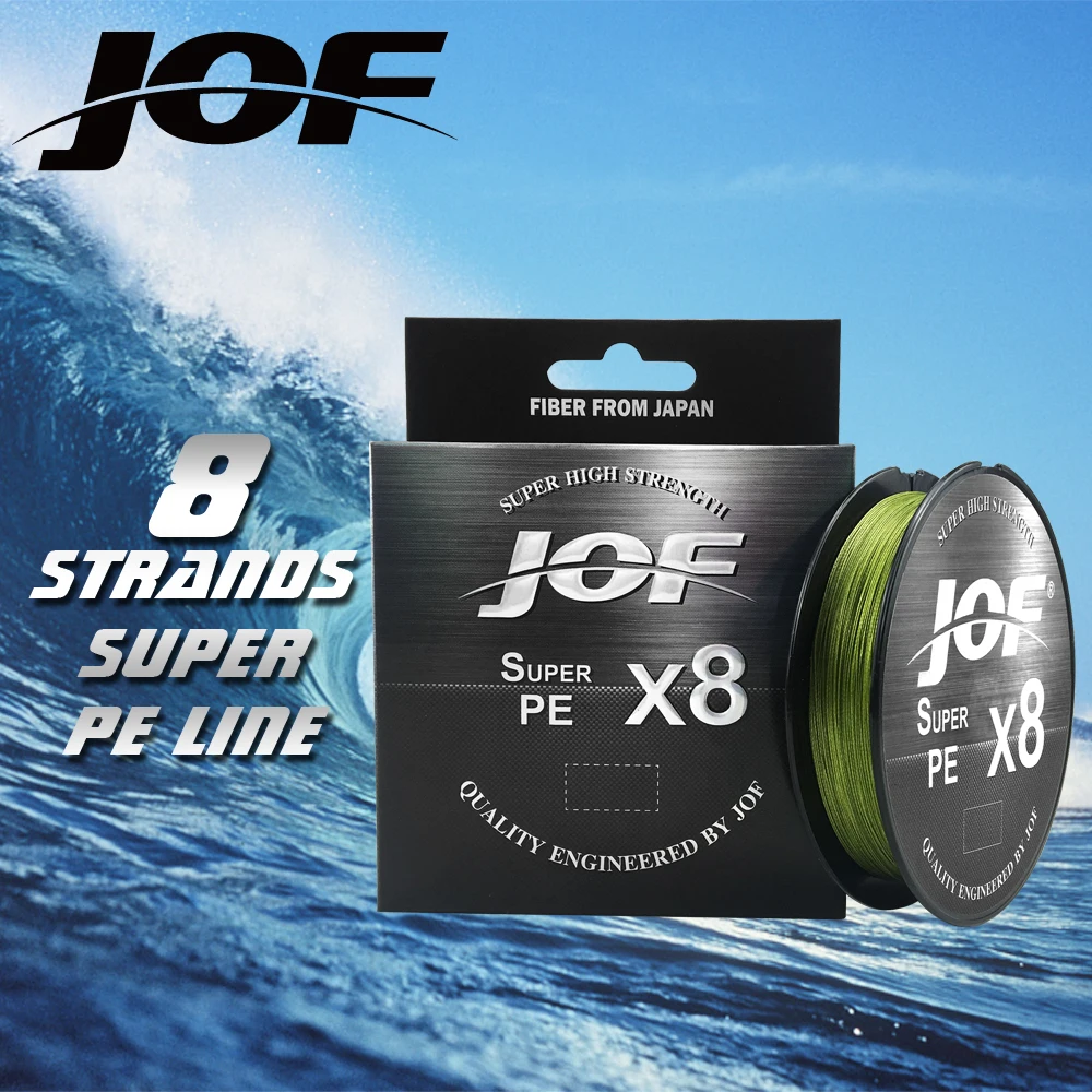 JOF-sedal de pesca de 8 hebras, línea de PE trenzada, tecnología de gran angular avanzada, pesca en agua dulce y salada, serie X8 - imagen 4
