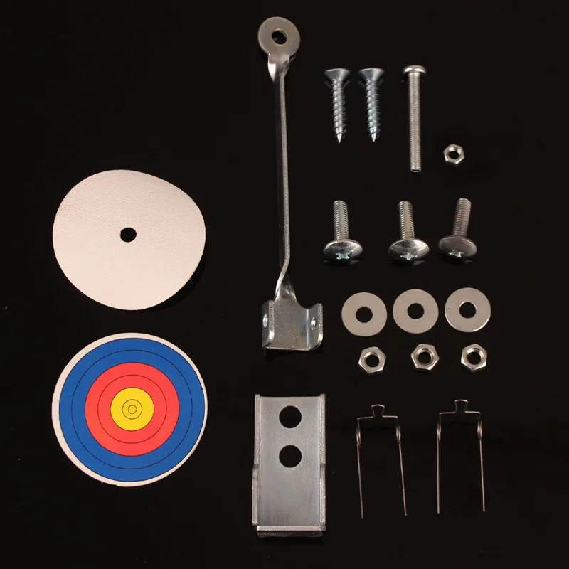 Tirachinas práctica objetivo Bullseye 6/8cm Material de microfibra entrenamiento tiro - imagen 5