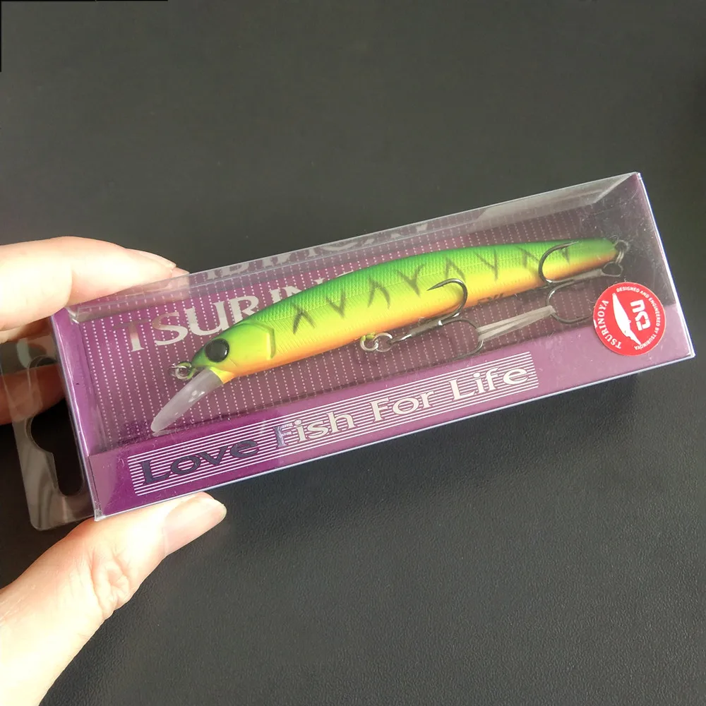 Tsurinoya DW70 Jerkbait Suspending – Señuelo duro 100mm black bass - imagen 4