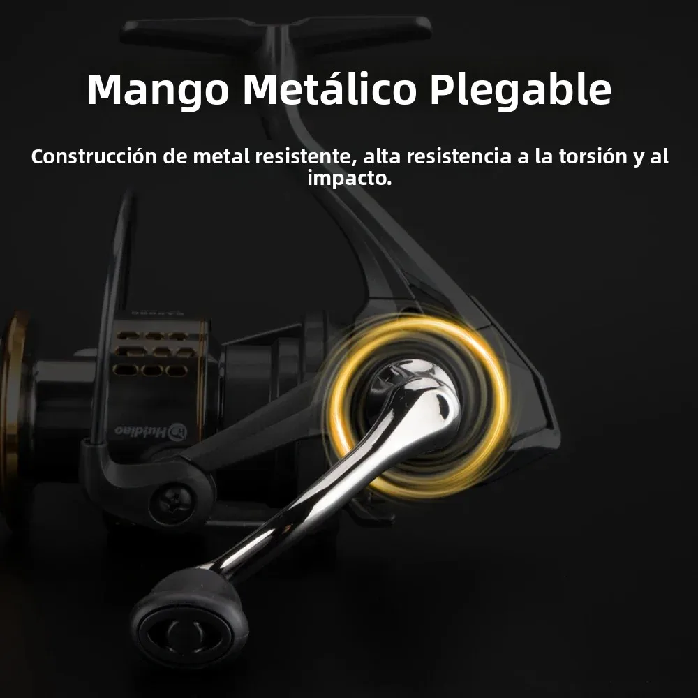 Carrete Huidiao All-Round 2000-7000 – Arrastre 16 kg, Aluminio - imagen 3