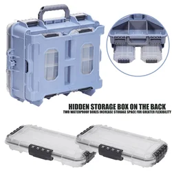 Luya Caja de Aparejos de Pesca Impermeable y Portátil - Doble Capa