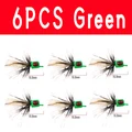 6pcs green