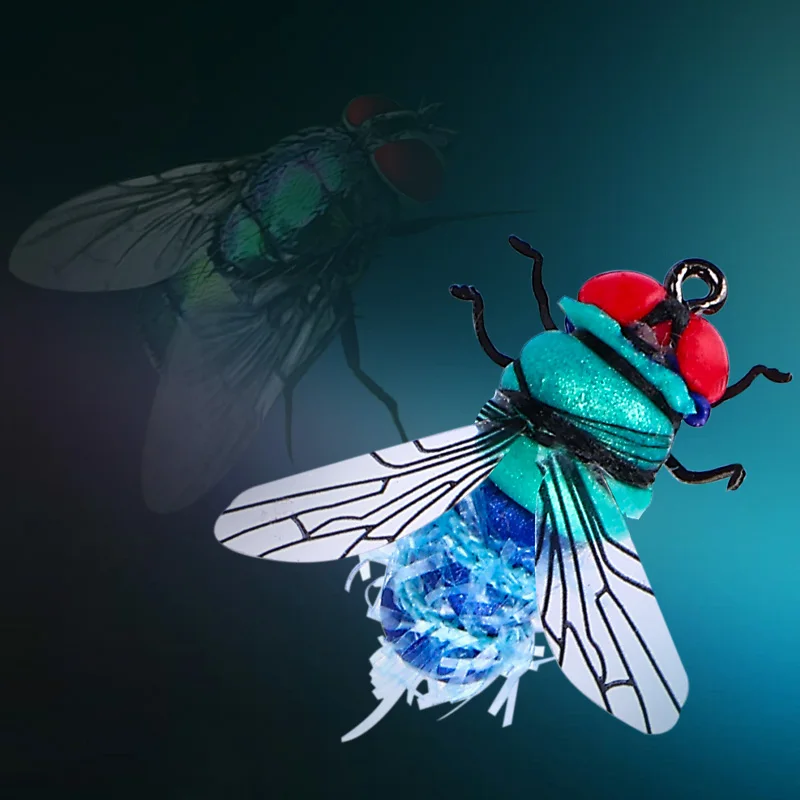 WEIHE 2 uds 7-1A anzuelo para moscas 2 piezas 5cm/8,6g anzuelo para moscas Luya - imagen 3