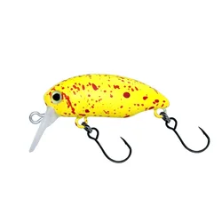 Swolfy Crankbait flotante con cuentas sonoras y centro bajo – Trucha