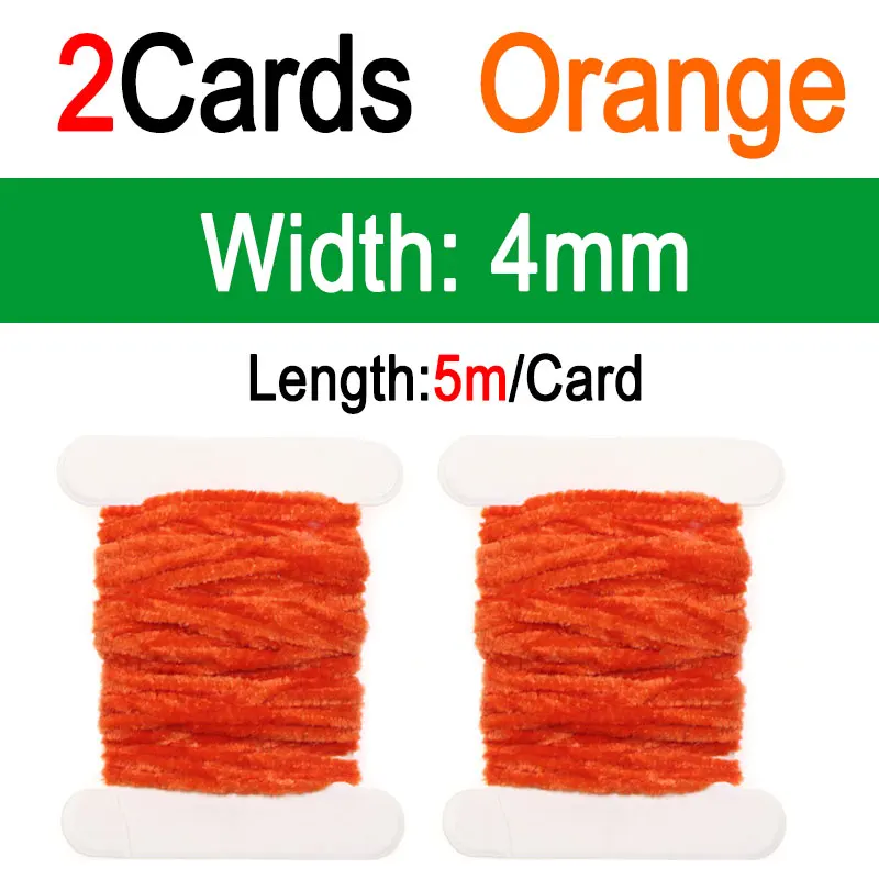 2pcs Orange 4mm