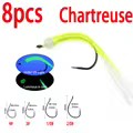 8pcs Chartreuse
