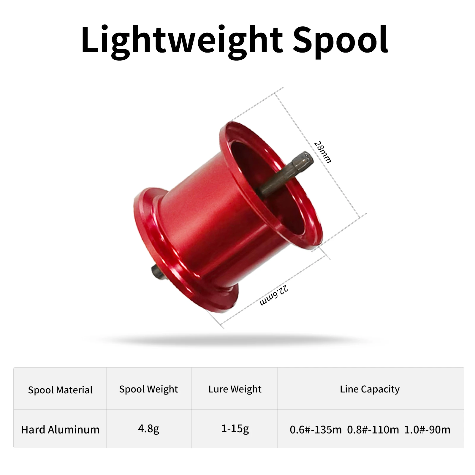 Purelure Cheetah Air Spool – Vinilo para spinning 1-15g