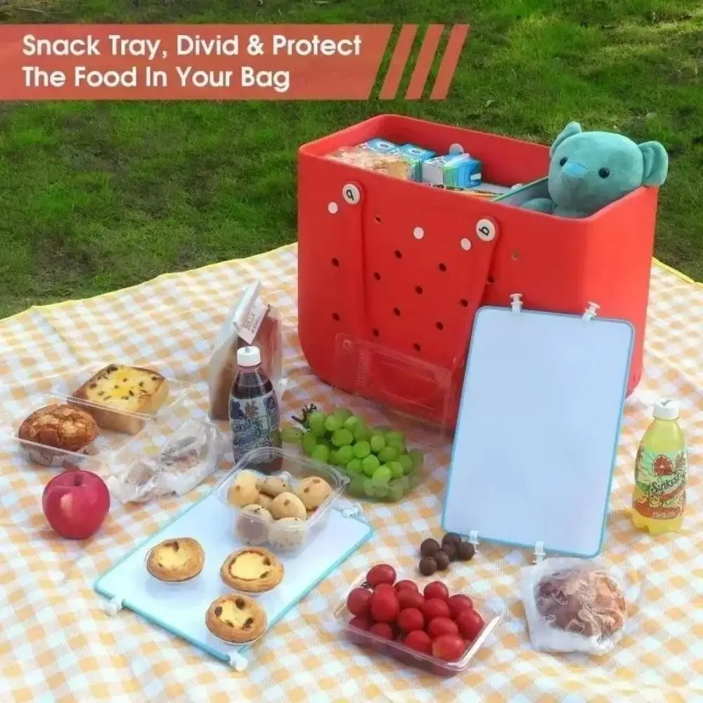 1 pieza de bandeja divisora de bolsa de playa, accesorio para bolsa de playa, bandeja divisora de playa, decoración de bolsa, accesorio para bolsa