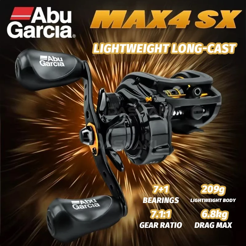Abu Garcia MAX4 SX – Carrete Baitcasting 6.4:1